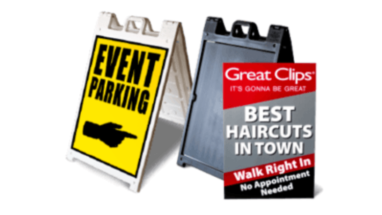 A-frame Sidewalk Signs